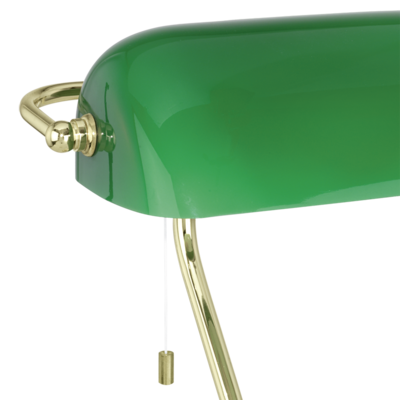 Eglo BANKER 90967 lampa biurkowa z zielonym kloszem