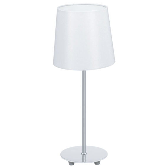 Eglo Lauritz 92884 lampka z białym abażurem