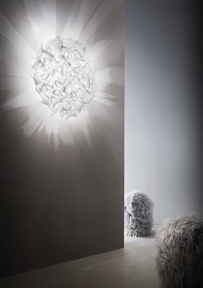 Lampa sufitowa włoska Slamp Veli Couture średnica 78 cm