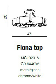 Plafon Azzardo Fiona Top MC1029-6