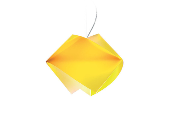 Żyrandol styl nowoczesny Slamp Gemmy Prisma żółty
